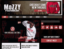 Tablet Screenshot of mozzyfoundation.com